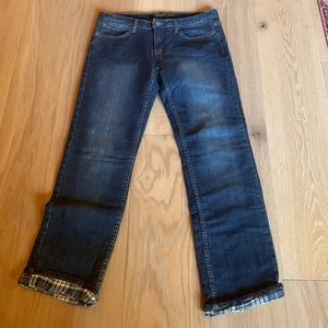 Like New PrAna Flannel Lined Jeans